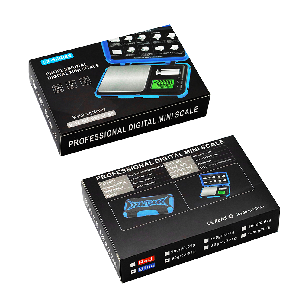 10g/20g/50g/100g Mini Portable Electronic Digital Scale 0.001g